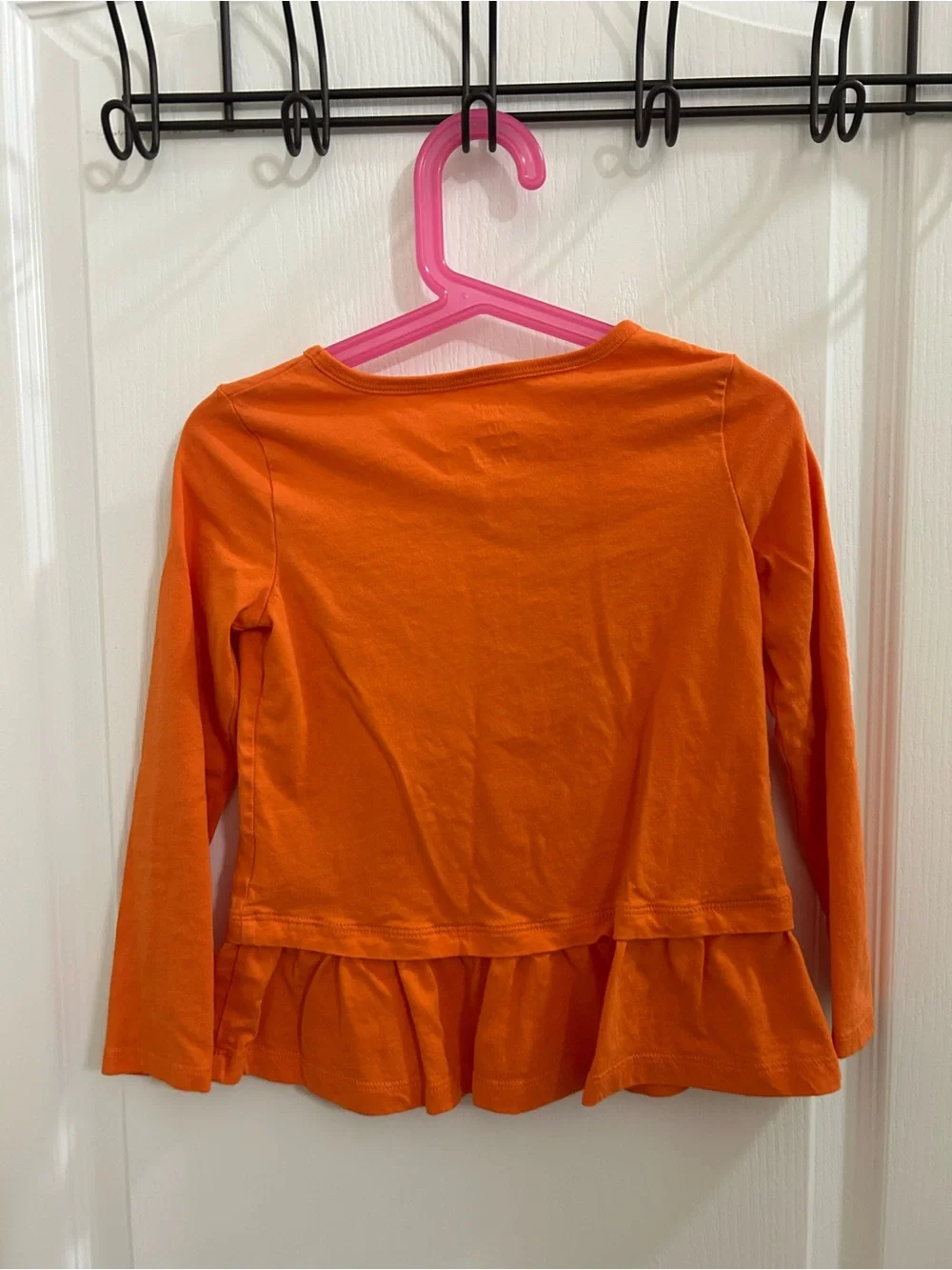Carter’s Halloween Ghost Peplum Top Size 6/6x EUC